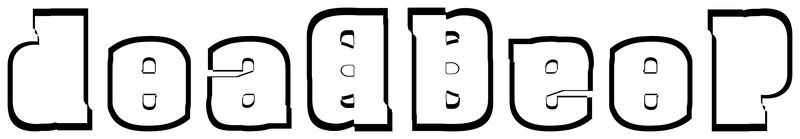 Ambigram for deadbeef in Acme    